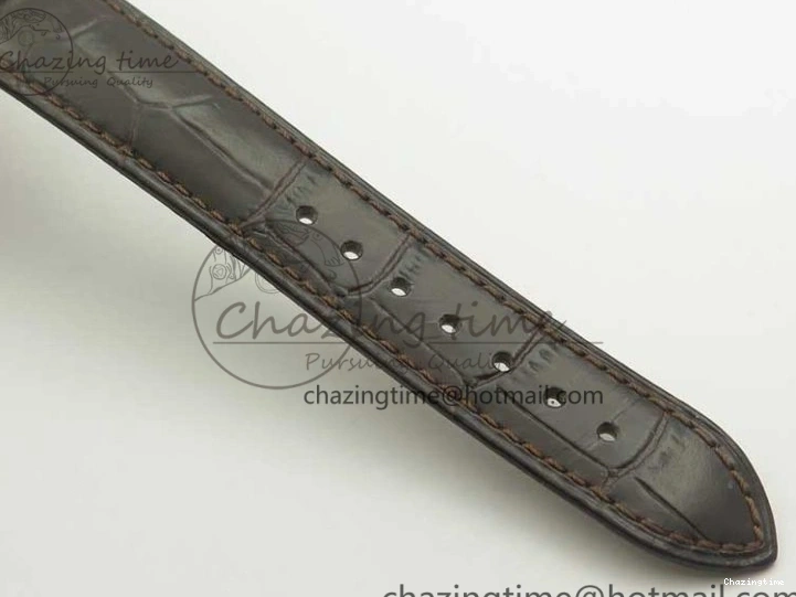 0329 Original De Ville Prestige Small Second TWF 1:1 Best Edition Gray Dial on Black Leather Strap MIYOTA 8036